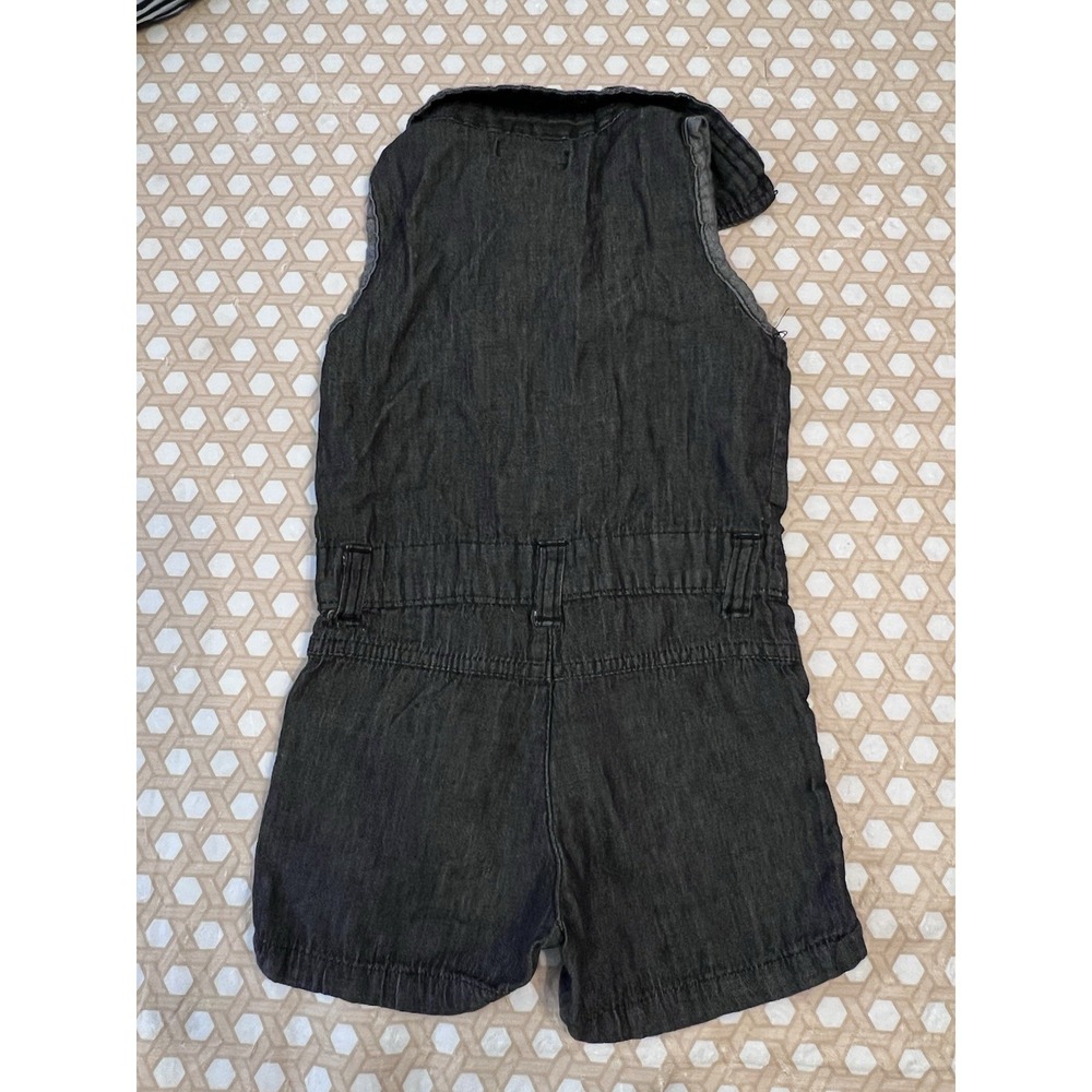 Us Polo Assn Charcoal Gray Baby Girls Romper Size 2T - Picture 6 of 6